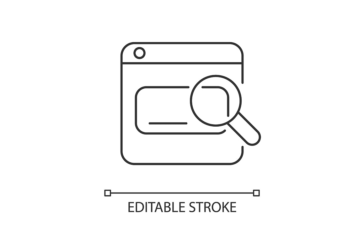 Online platforms linear icons set for dark and light mode