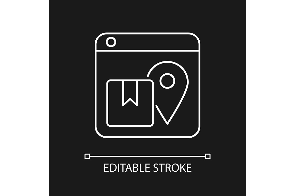 Online platforms linear icons set for dark and light mode