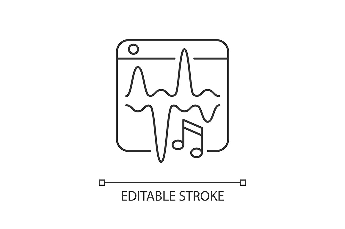 Online platforms linear icons set for dark and light mode