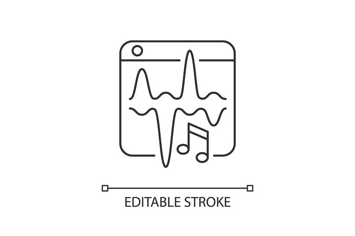 Online platforms linear icons set for dark and light mode