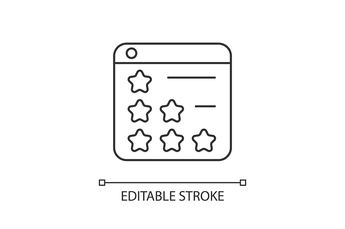 Online platforms linear icons set for dark and light mode