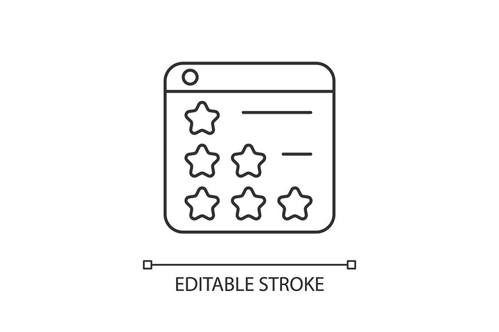 Online platforms linear icons set for dark and light mode