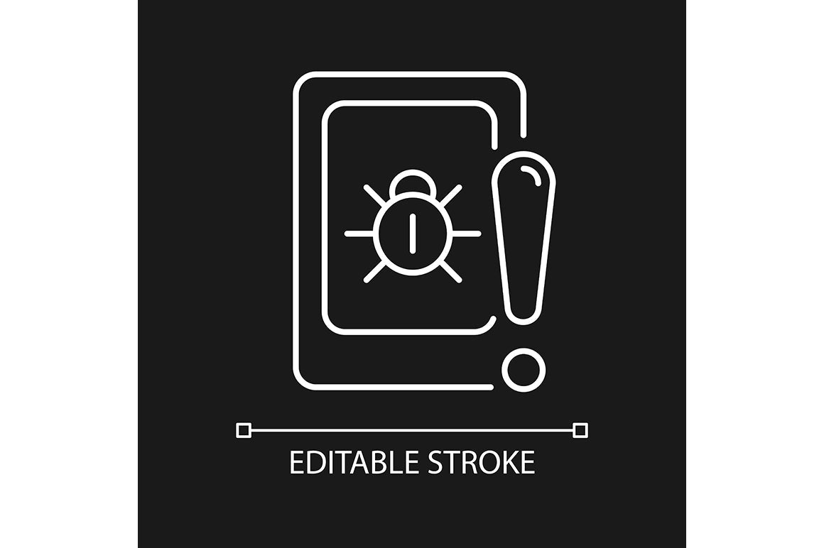 Online surveillance and censorship linear icons set for dark and light mode. Editable Stroke