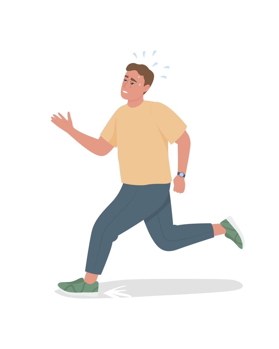 People with bad habits flat color vector faceless, detailed character set