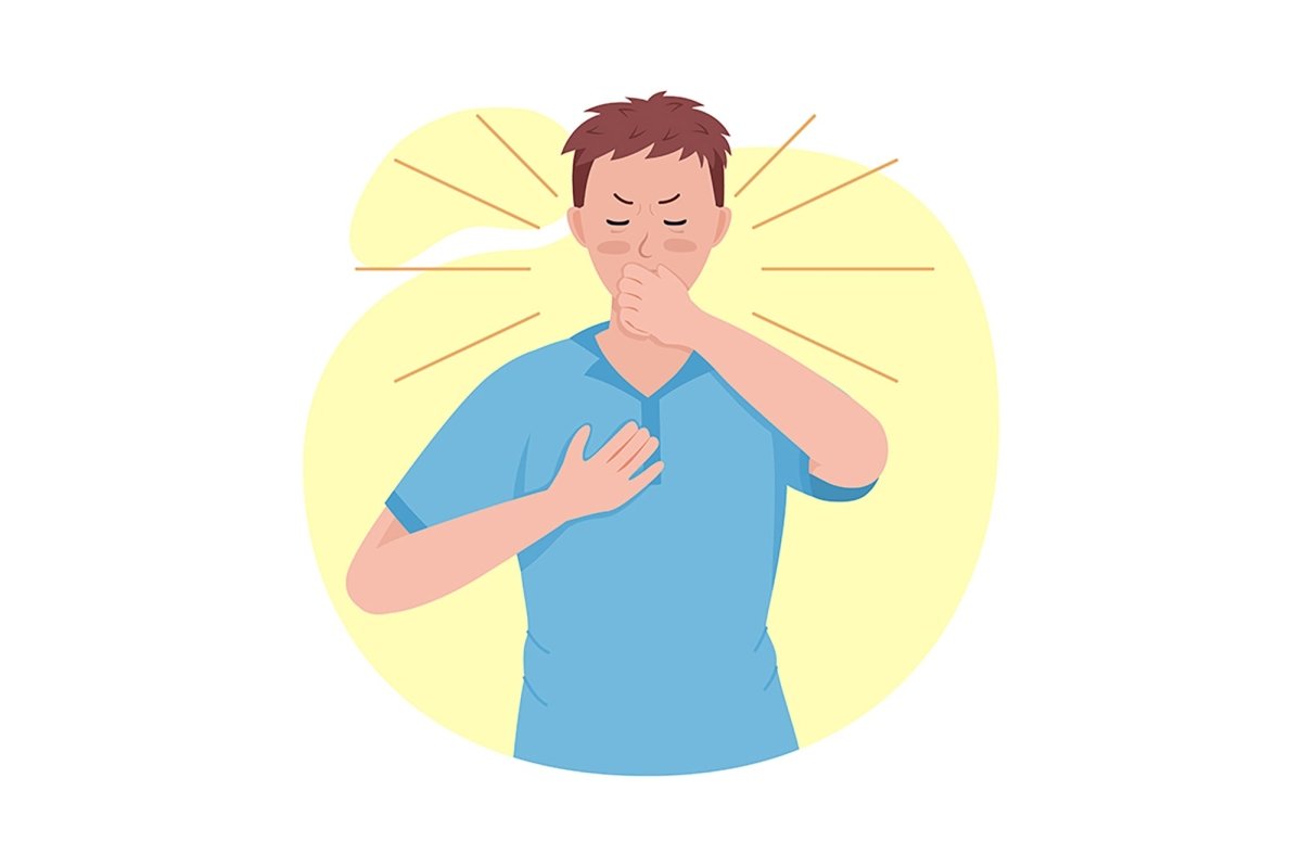 People with post covid syndrome semi flat color vector character set