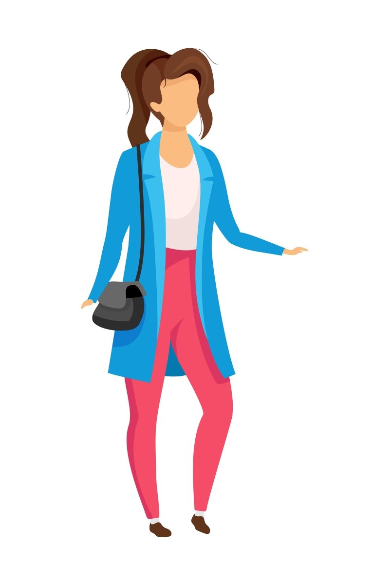 People with terminal service vector character bundle