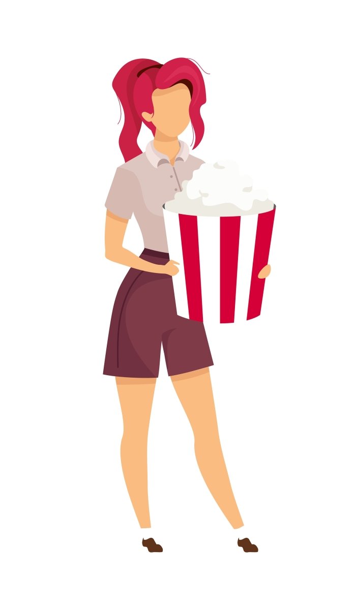 People with terminal service vector character bundle