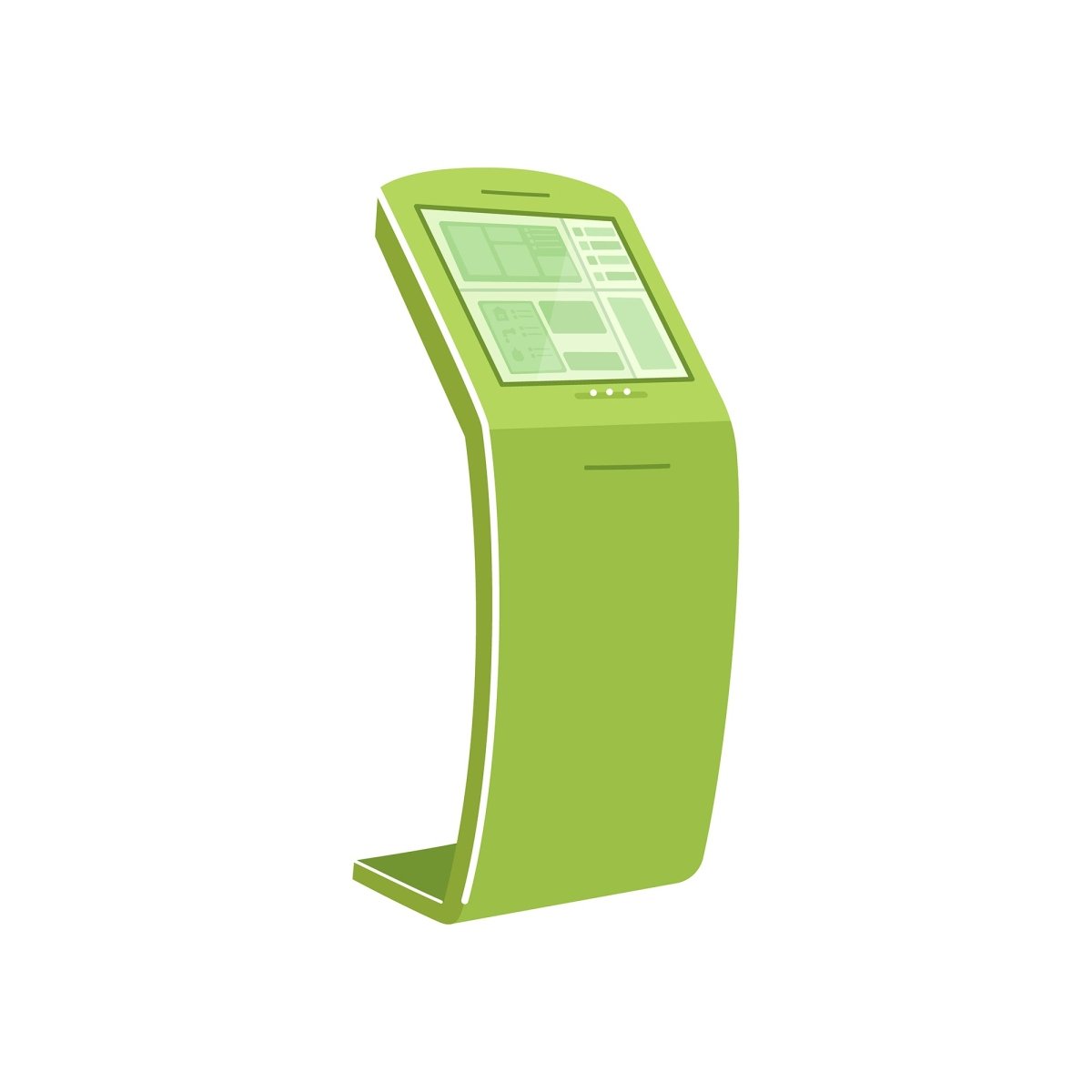People with terminal service vector character bundle