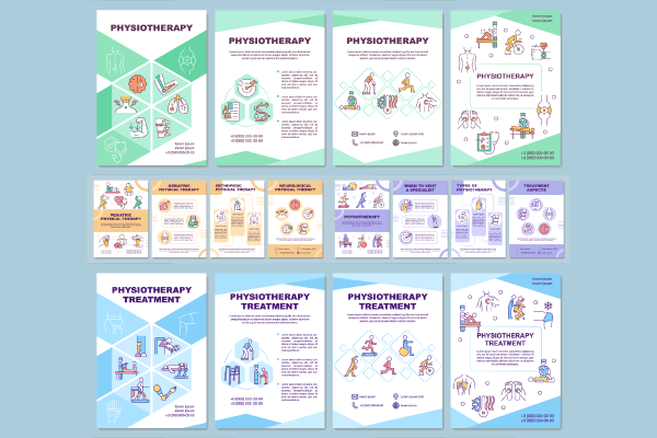 Physiotherapy Brochure Templates Bundle