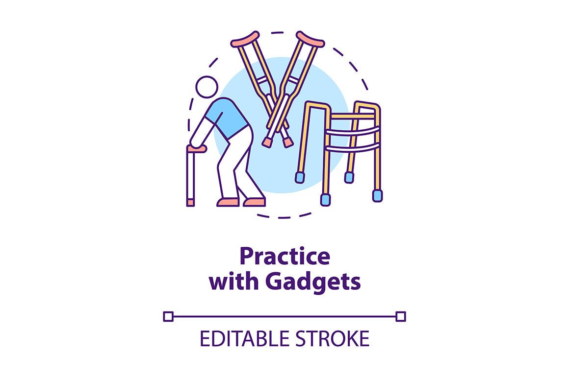 Physiotherapy concept icons bundle