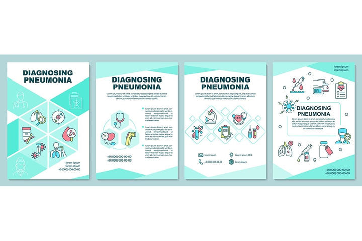Pneumonia brochure templates