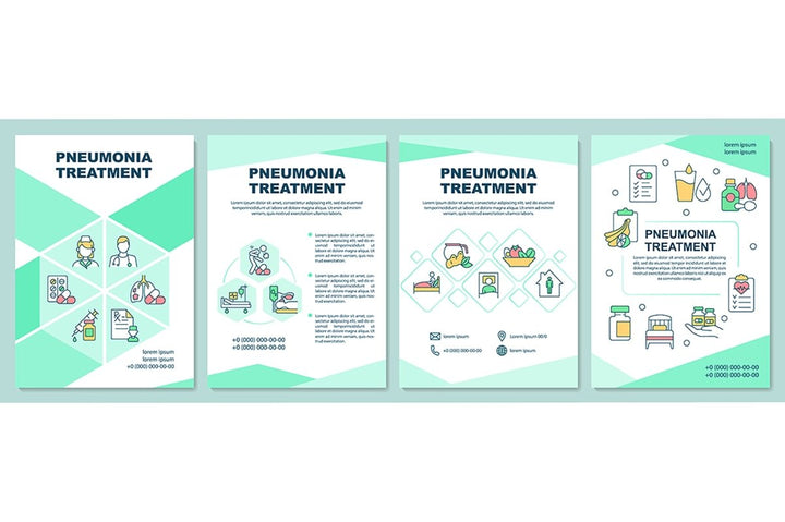 Pneumonia brochure templates