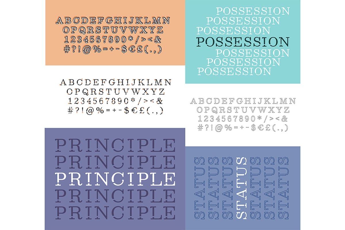 Possession repeat word poster and alphabet set