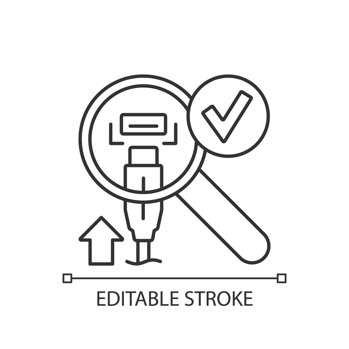 Power bank usage linear manual label icons set