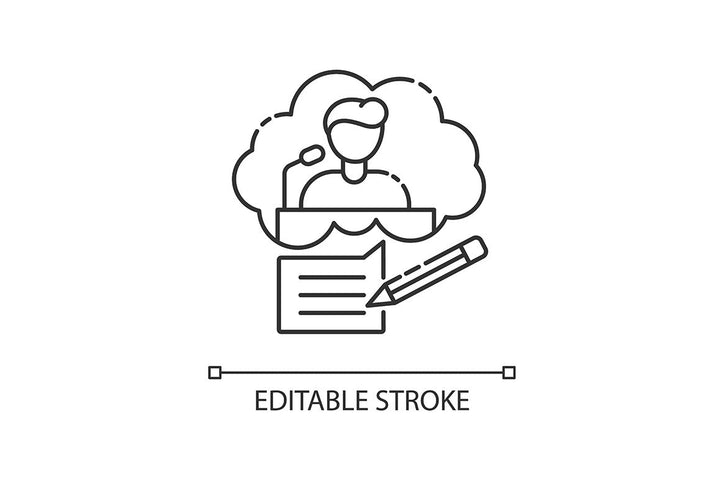 Pr marketing pixel perfect linear icons set