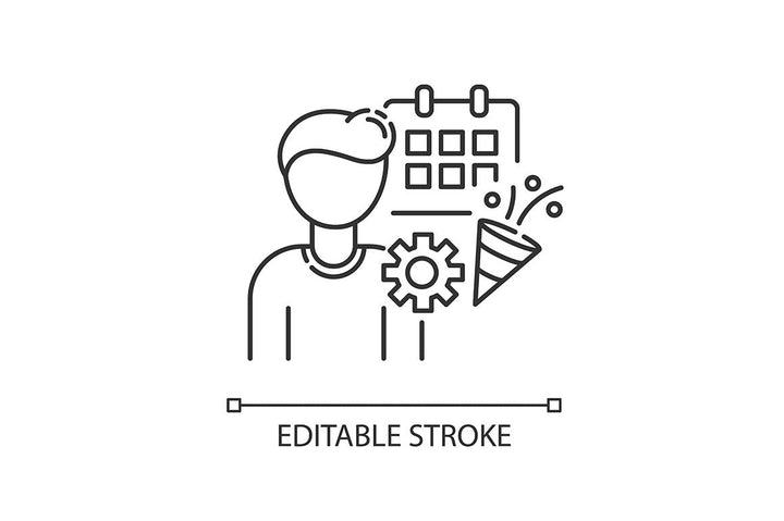 Pr marketing pixel perfect linear icons set