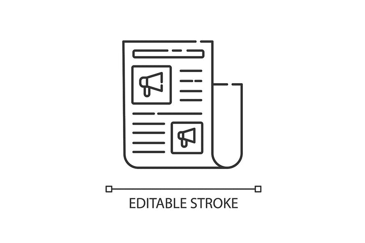 Pr marketing pixel perfect linear icons set