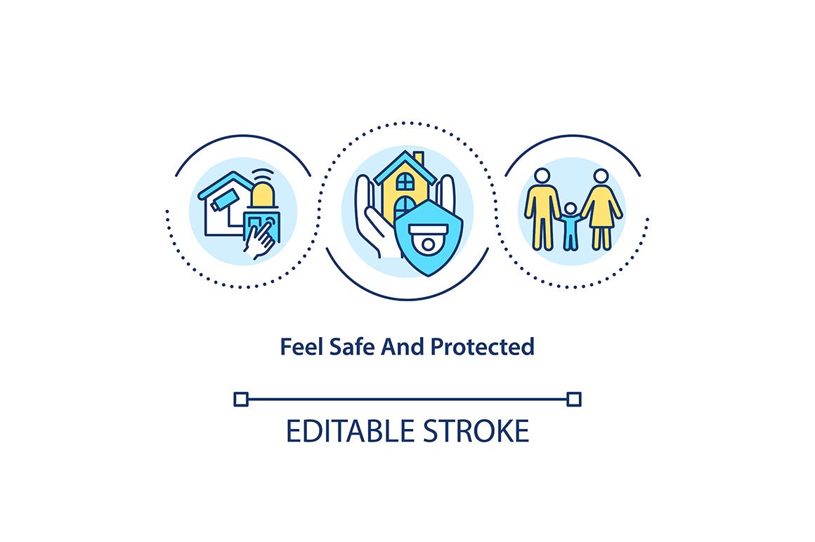 Property Protection Concept Icons