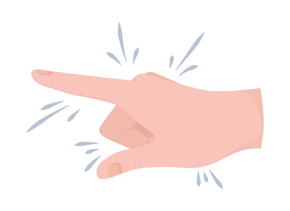 Property purchaser interaction semi flat color vector hand gesture set