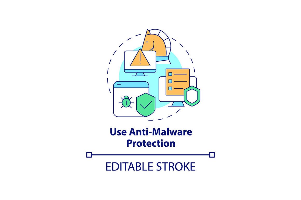 Protecting Privacy Online Icons Bundle
