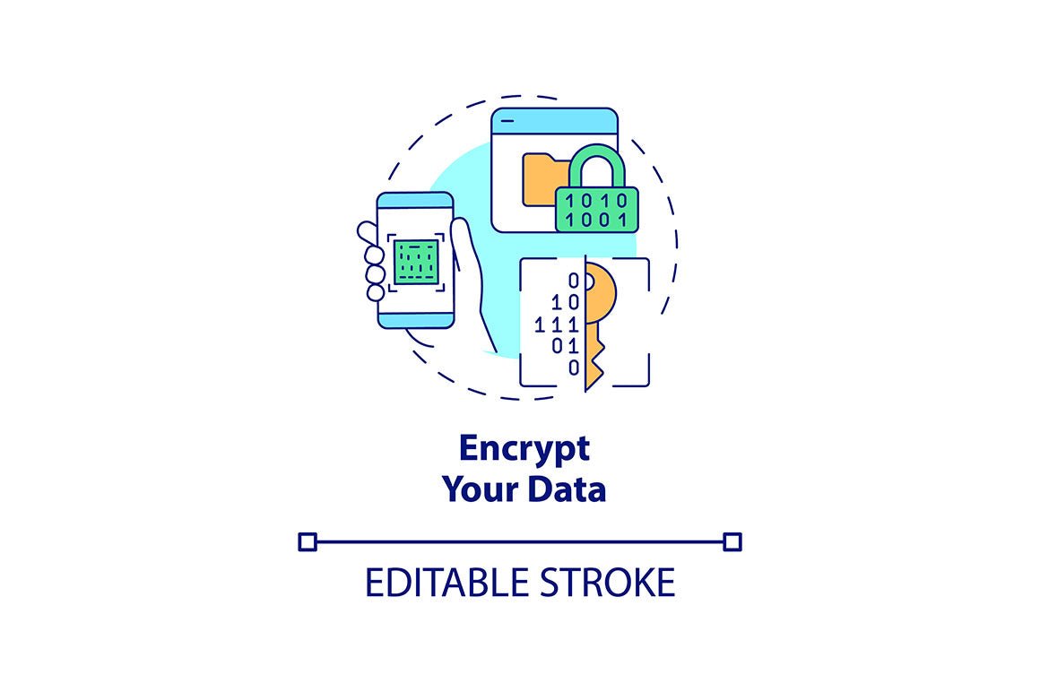 Protecting Privacy Online Icons Bundle