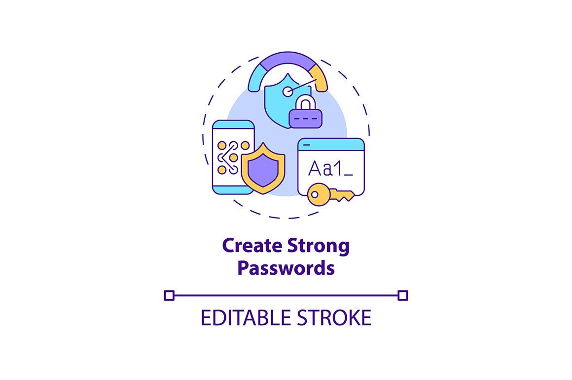 Protecting Privacy Online Icons Bundle