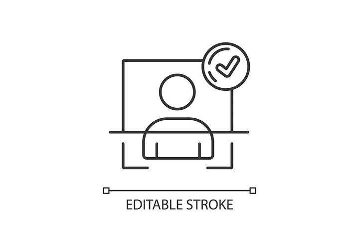 Proxy server linear icons set