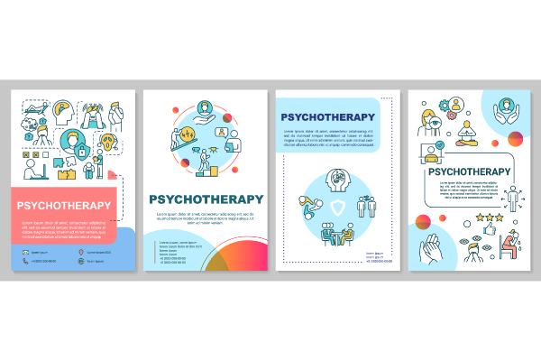 Psychotherapy Brochure Templates Bundle