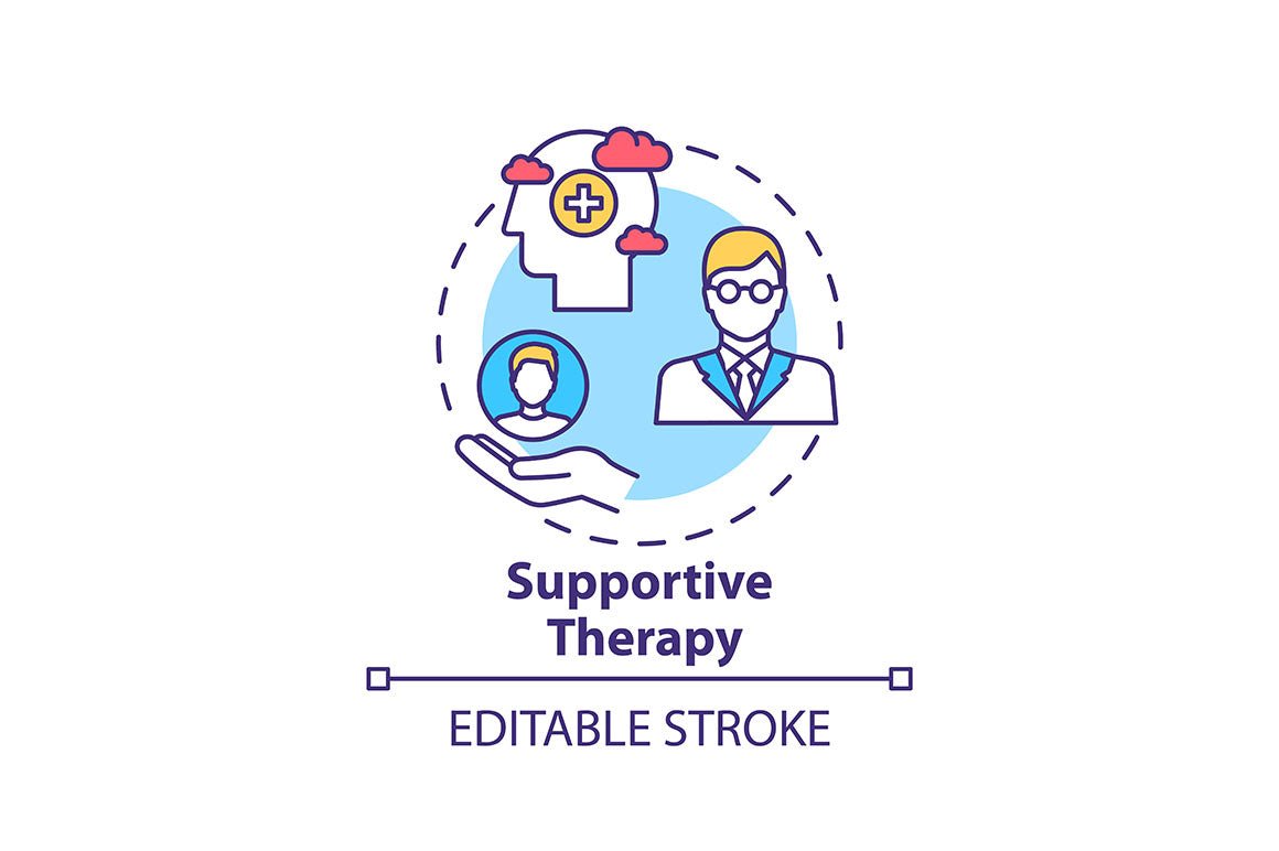 Psychotherapy concept icons bundle