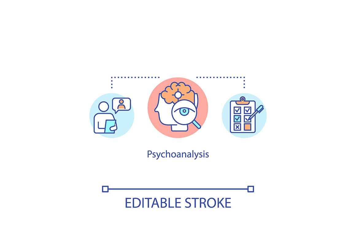 Psychotherapy Concept Icons Bundle