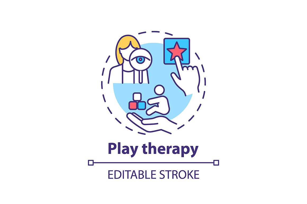 Psychotherapy concept icons bundle