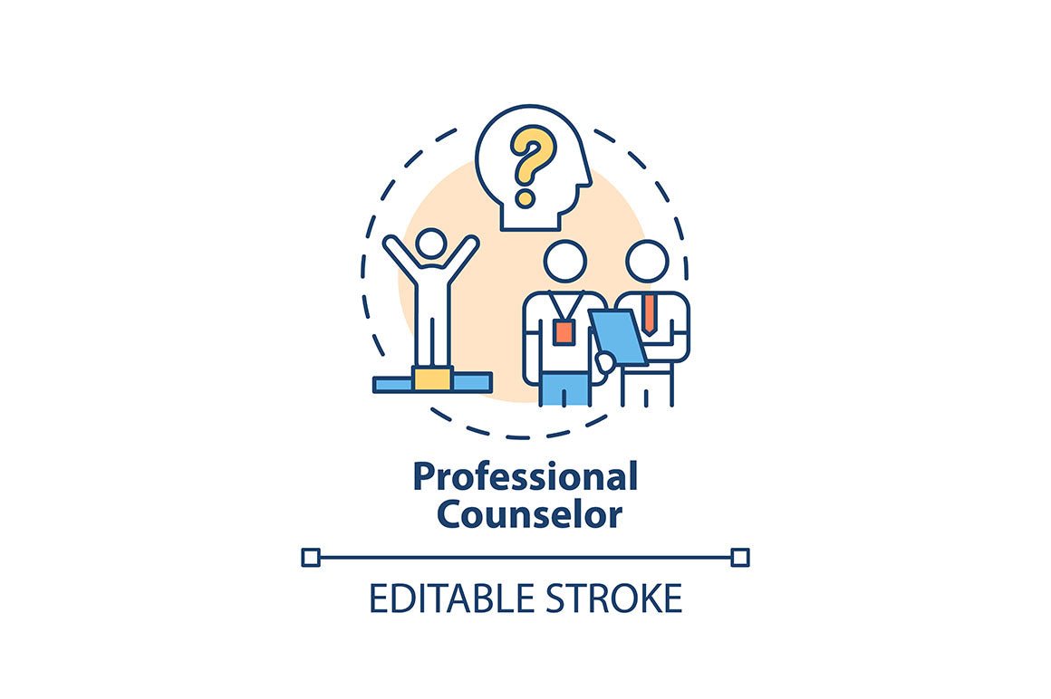 Psychotherapy concept icons bundle