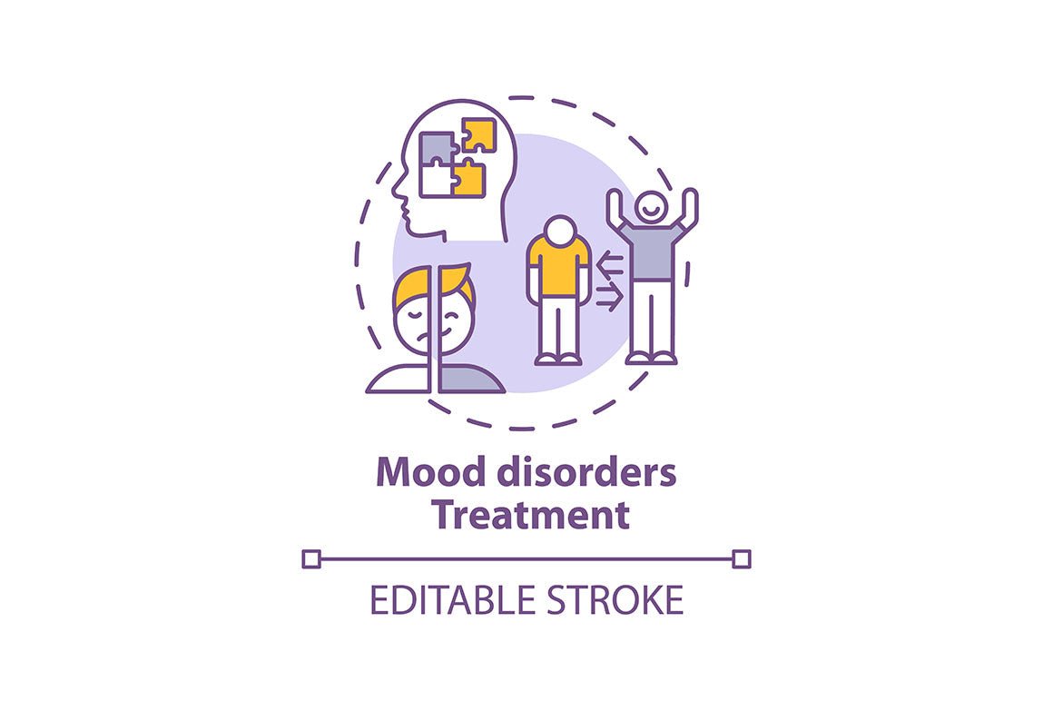 Psychotherapy concept icons bundle