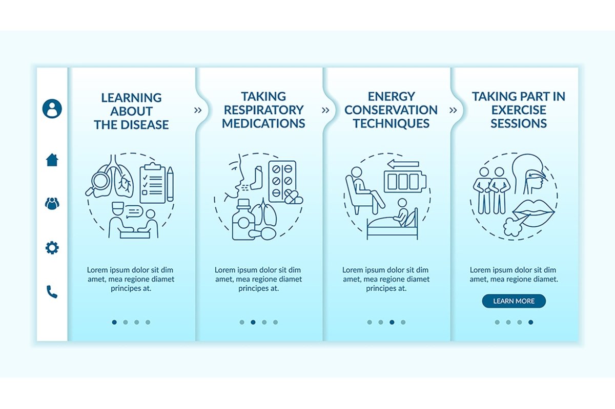 Pulmonary rehabilitation and therapy templates