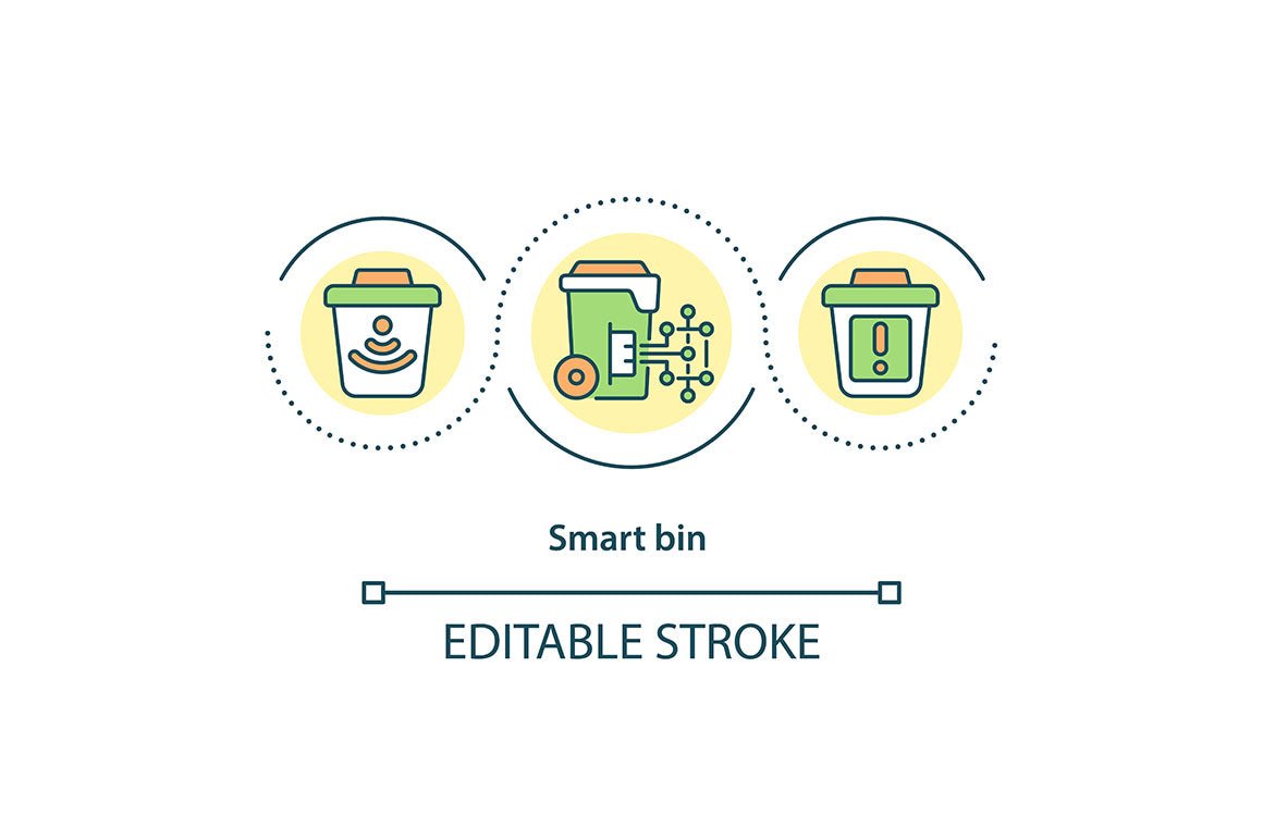 Recycling Trends Concept Icons Bundle