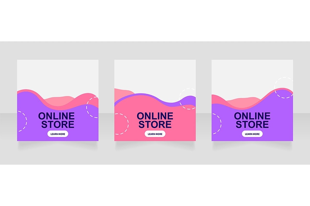 Sale web banner design template bundle
