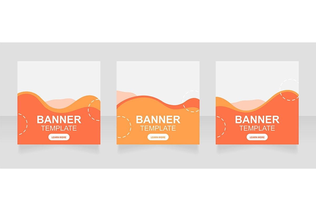 Sale web banner design template bundle