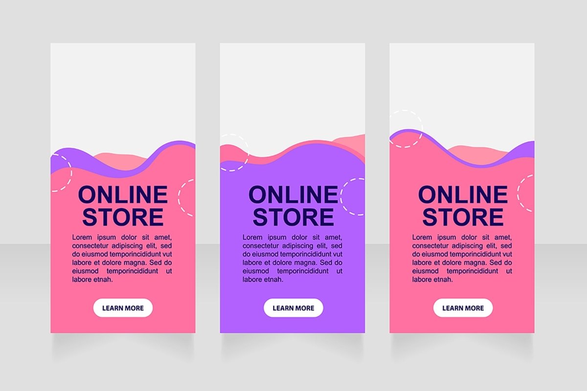 Sale web banner design template bundle