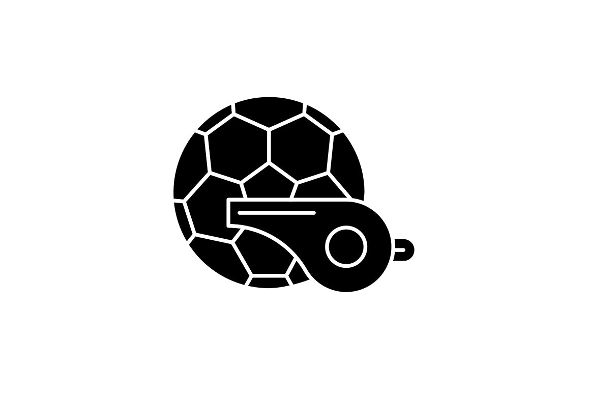 School subjects black glyph icons set on white space