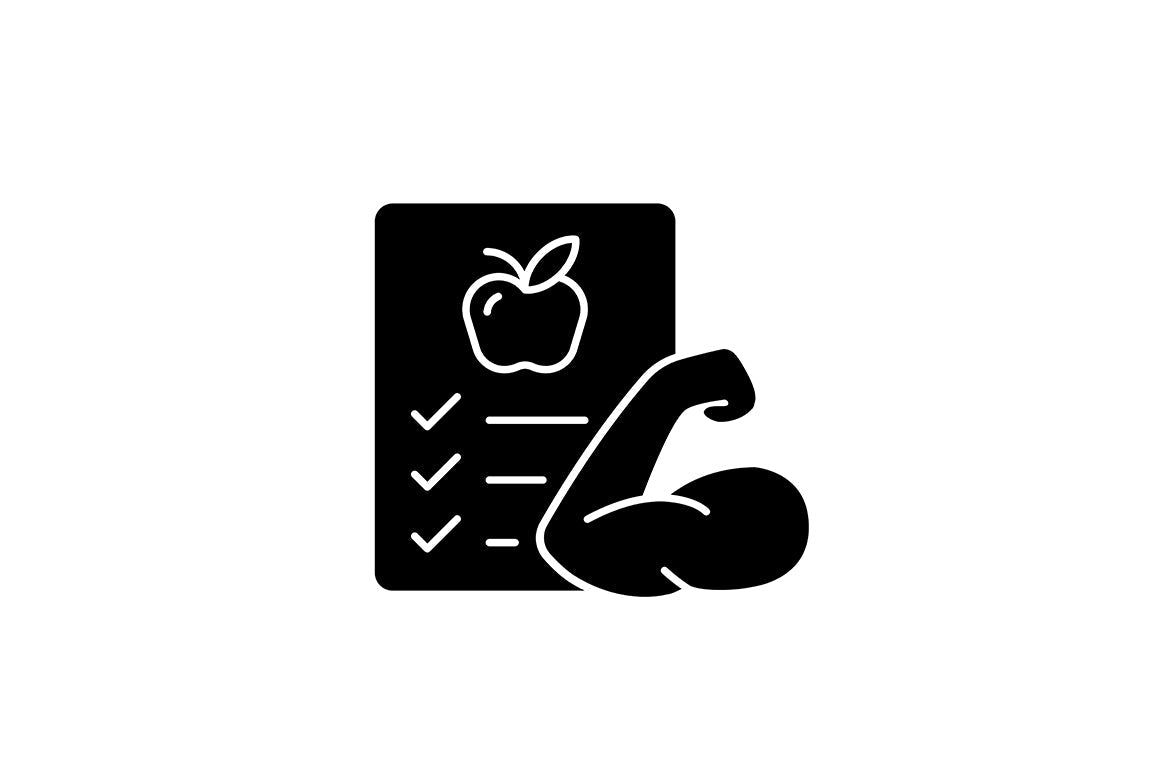 School subjects black glyph icons set on white space