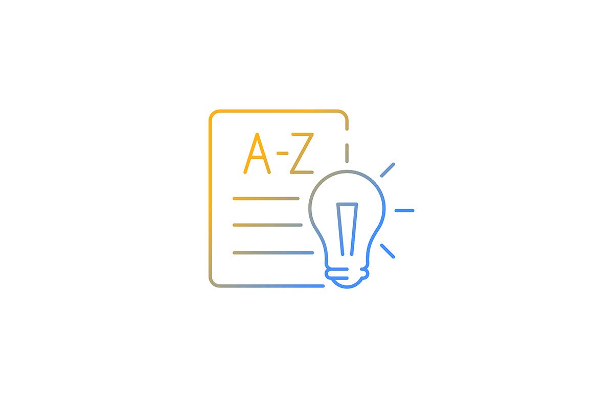 School subjects gradient icons set for dark and light mode