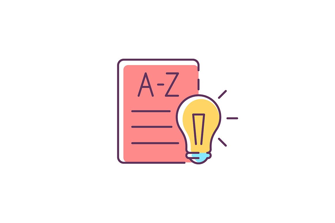 School subjects RGB color icons set