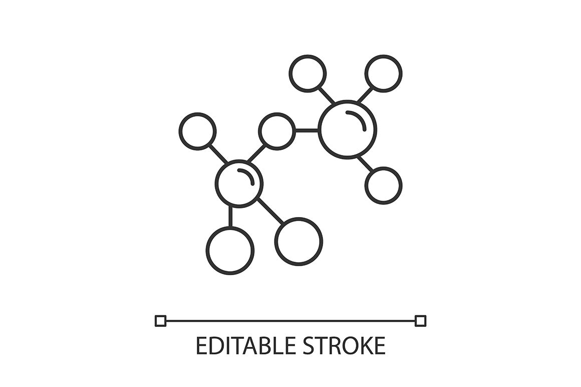 Science Experiment Linear Icons Set