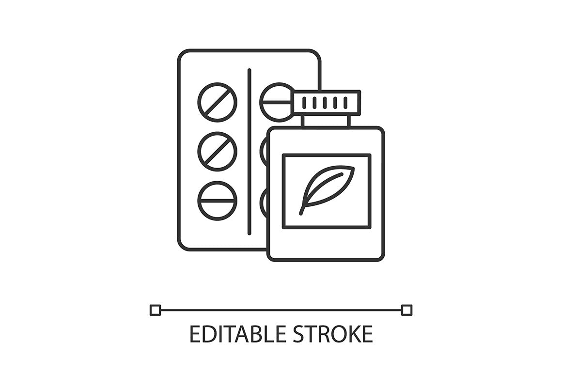 Science Experiment Linear Icons Set