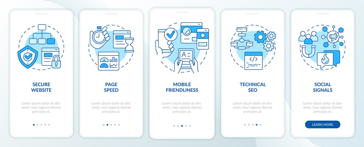 Search engine mobile app screen bundle