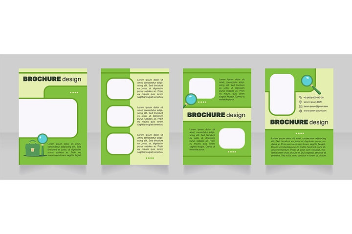 Searching job brochure design bundle