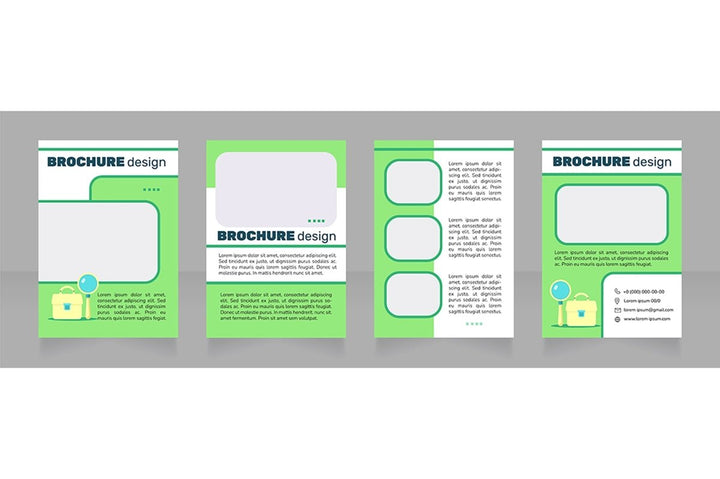 Searching job brochure design bundle