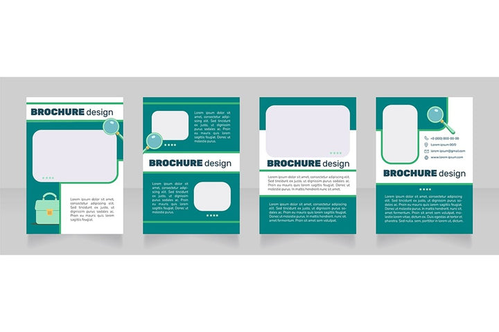 Searching job brochure design bundle