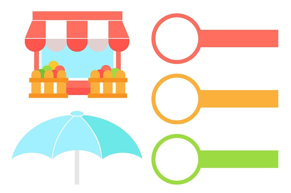 Self-employment plan infographic chart design template bundle
