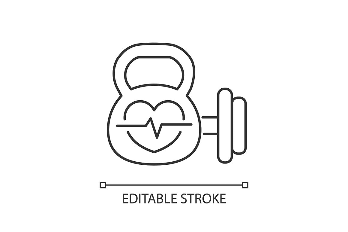 Shopping mall categories pixel perfect linear icons set